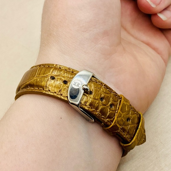 EUC Michele CSX 36mm Stainless Steel Chronograph Watch w/ Alligator Strap - Picture 8 of 16